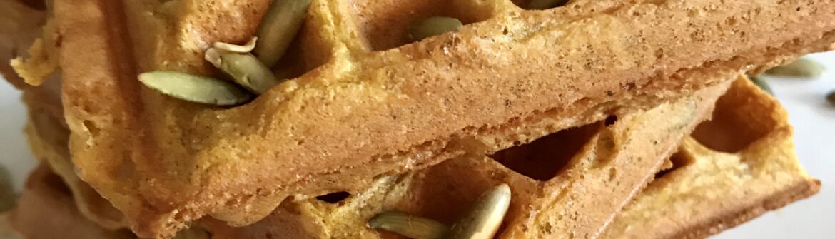 crispy grain-free vegan waffles